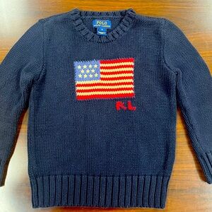 Classic Ralph Lauren American Flag sweater